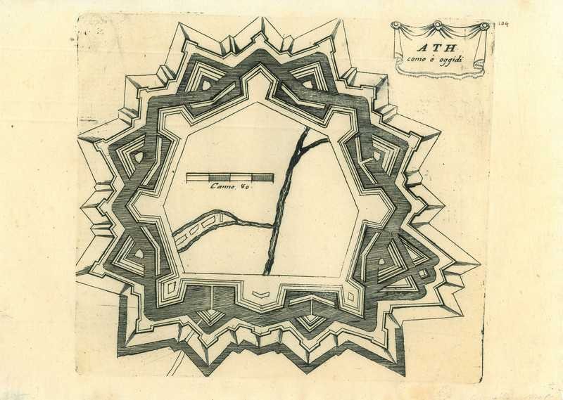 City map of Ath