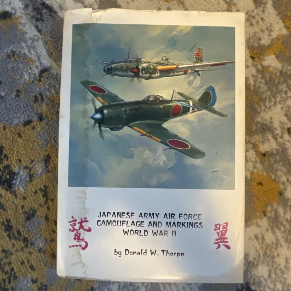 Japanese Army Air Force Camouflage and Markings World War II By Thorpe 1968 Book