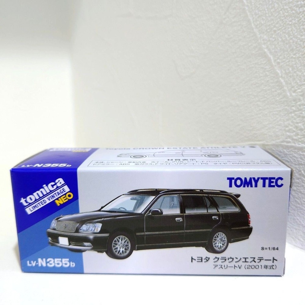 Tomytec Tomica Limited Vintage Neo LV-N355b Toyota Crown Estate Athlete V Black