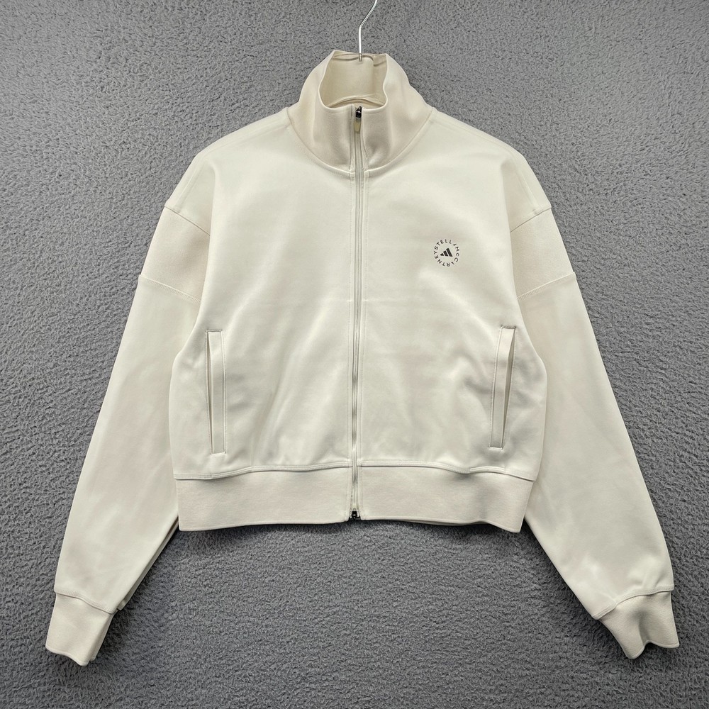 adidas x Stella McCartney Knitted Track Top Japan Medium Almond Milk JX9109