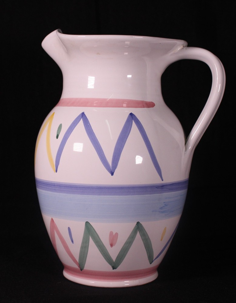 Caleca Pitcher Hand Painted  Made in Italy