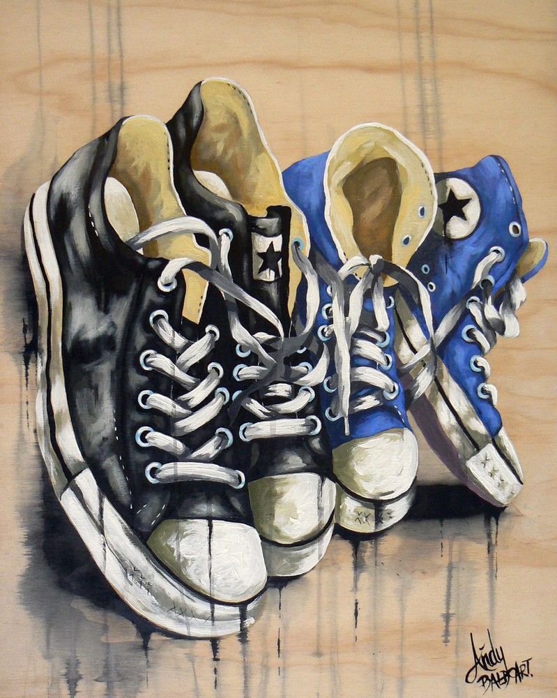 street art spray poster By Andy Baker for glass frame canvas painting