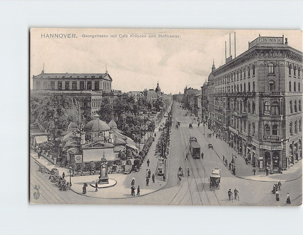 Postcard Georgstraße in Hannover Germany