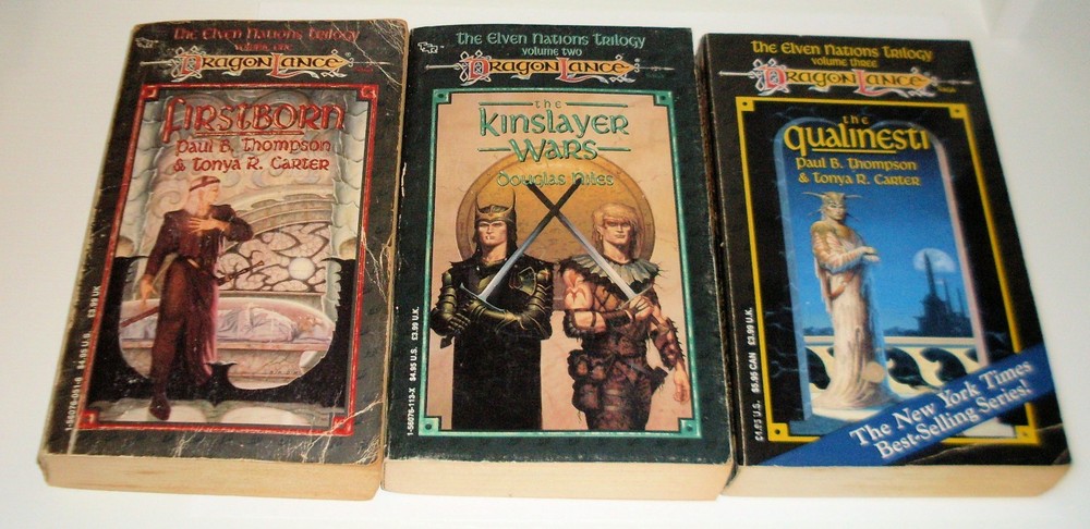 The Elven Nation Trilogy The Kingslayer Wars Dragonlance PB 1991