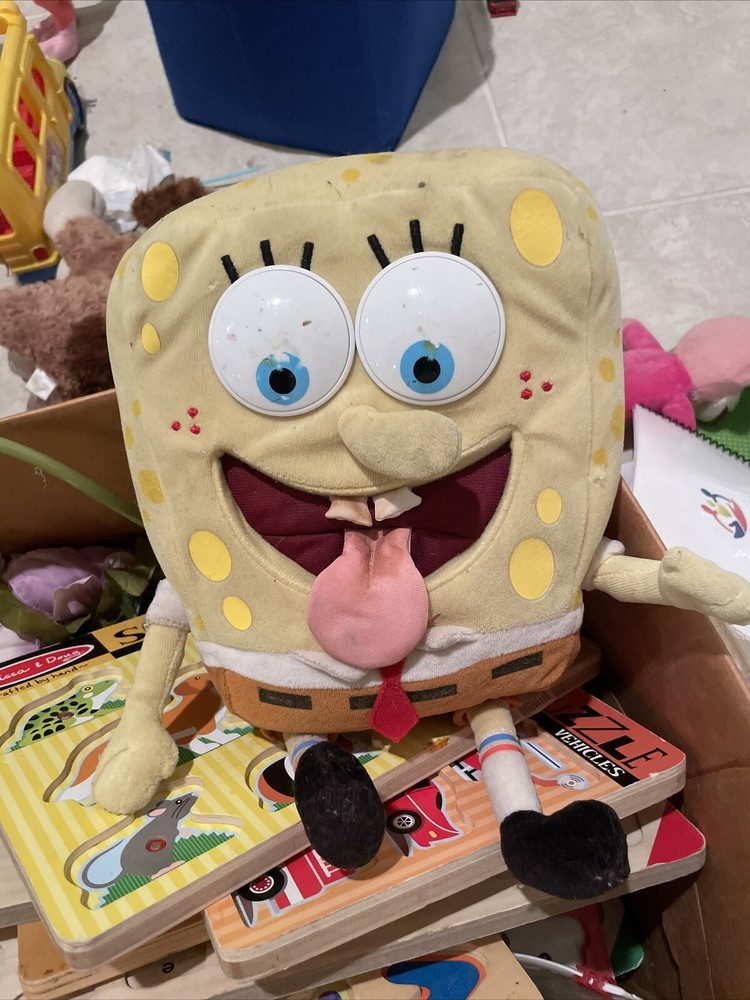 Vintage 2000 Spongebob SquarePants Talking Plush Mattel - Works!