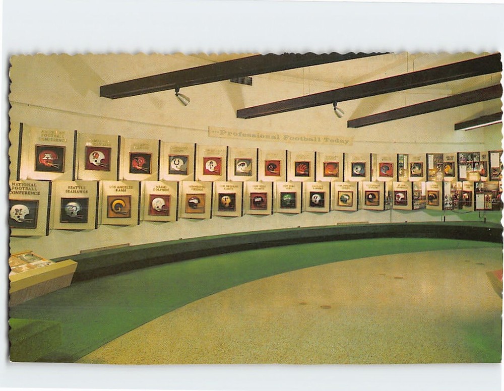 Postcard Pro Football Hall Of Fame Canton Ohio USA