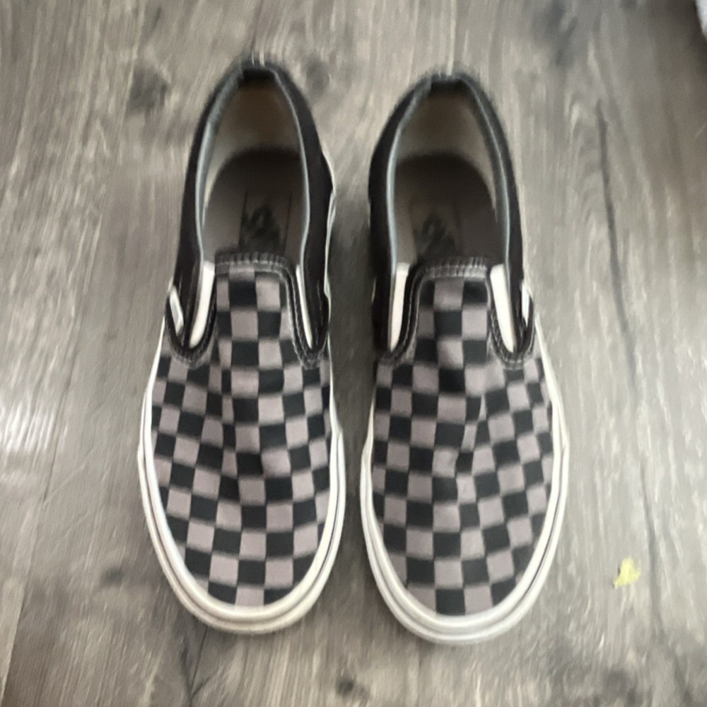 Vans Classic Slip-On Checkerboard Men's Canvas Skate Shoes US Size 8