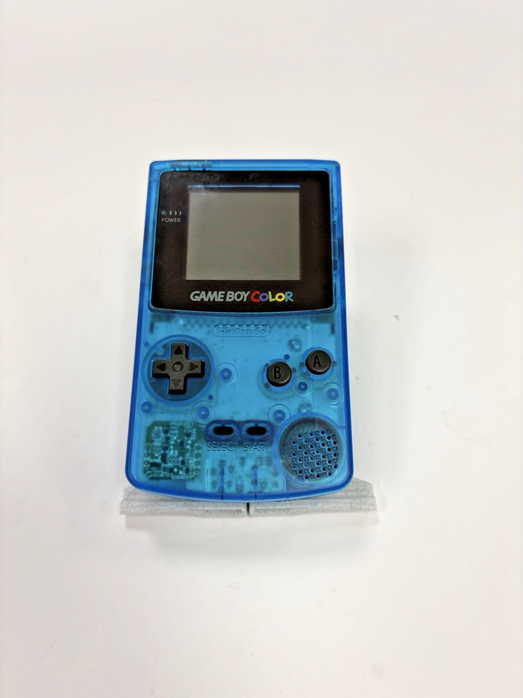 Refurbished Nintendo Game Boy Color Clear Blue Handheld System