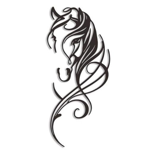 Metal Horse Wall Decor - Line Art Horse Pictures for Home Decor – Dynamic