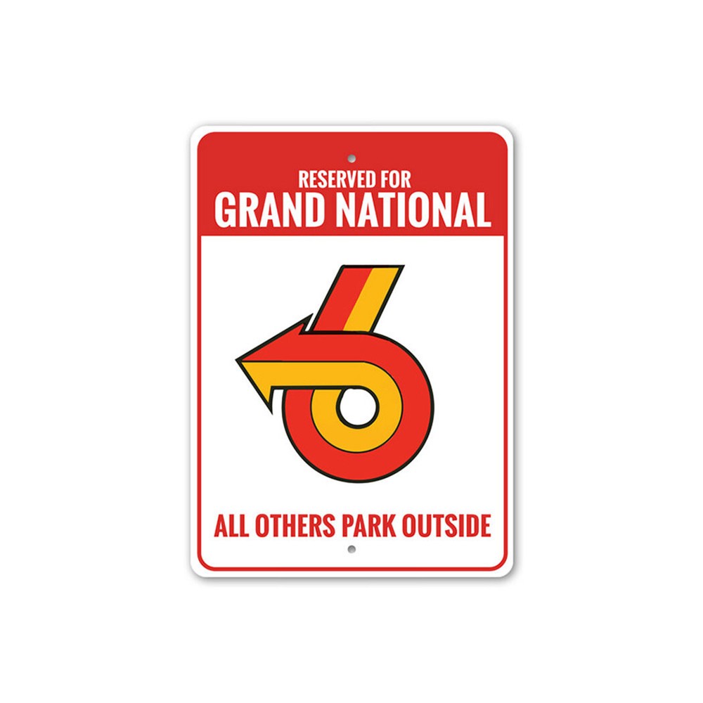 Grand National Garage Sign, Home Décor Metal Sign