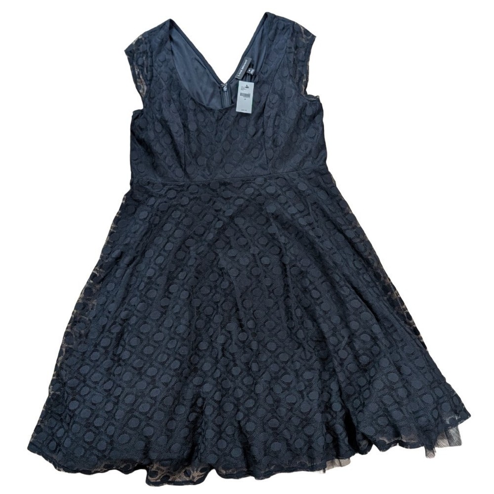 Lane Bryant NWT Little Black Dress Knee Length Formal Size 20 Lace