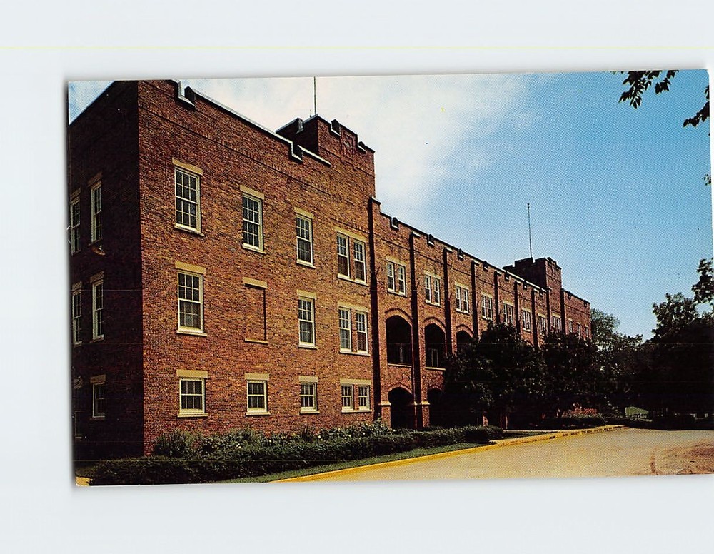 Postcard Gymnasium Saint Benedicts College Atchison Kansas USA