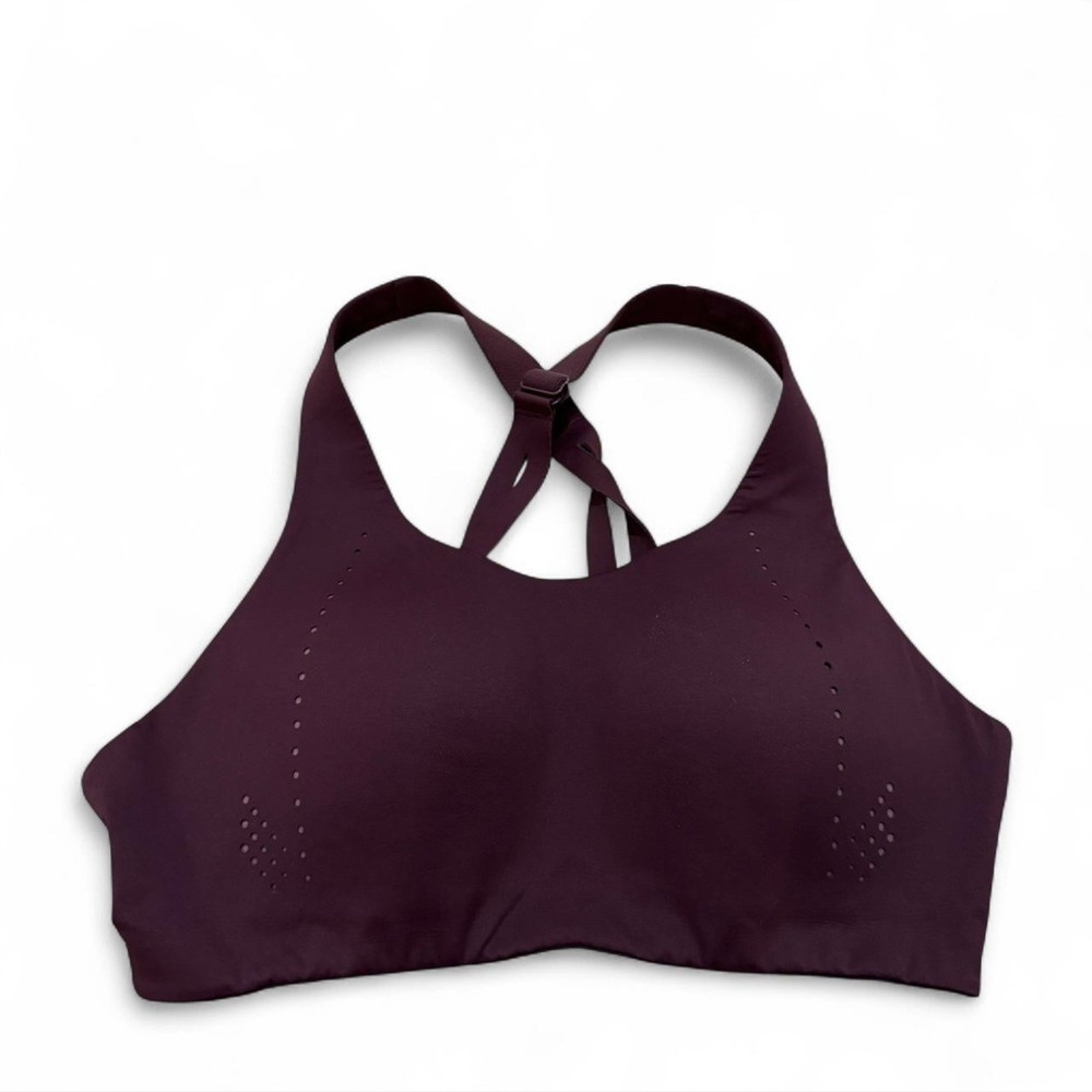 EUC Lululemon Air High Support Sports Bra Plum Sz 36c Running , Cardio