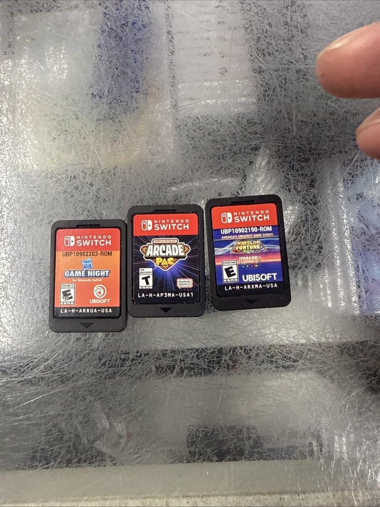 3 Family Game Bundle Lot - Nintendo Switch, 2018