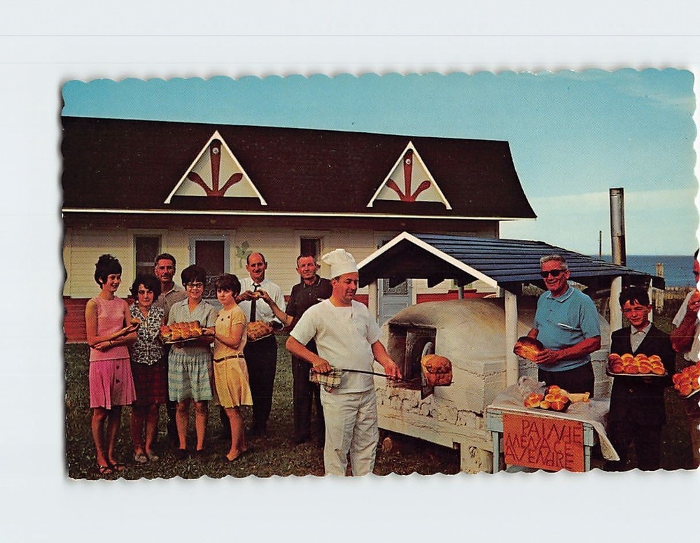 Postcard Outdoor Bread Oven Gaspe Nord Quebec Canada