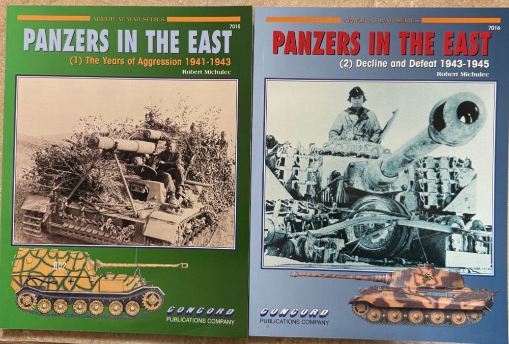 PANZERS IN THE EAST  R. Michulec Vol 1&2 Concord Publishing #7015 #7016 SET