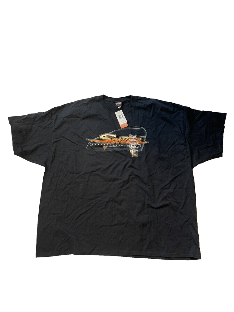 Harley-Davidson Men's T-Shirt Black Size 5XL Sportster NEW R0015100