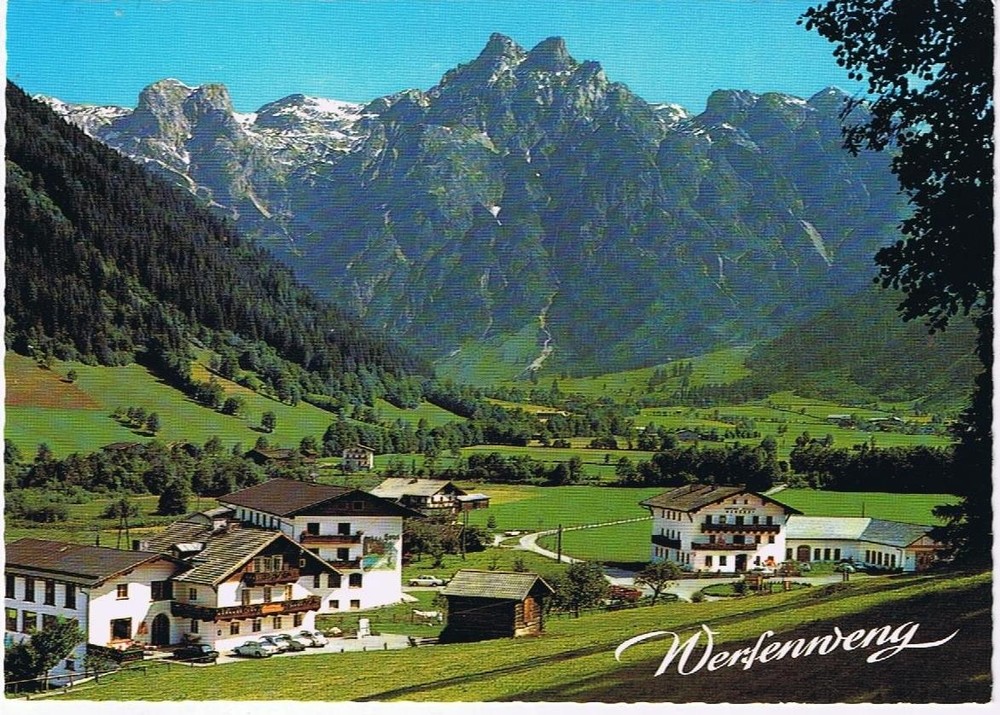 Germany Postcard Sommerfrische Werfenweng Gegen die Eiskogel