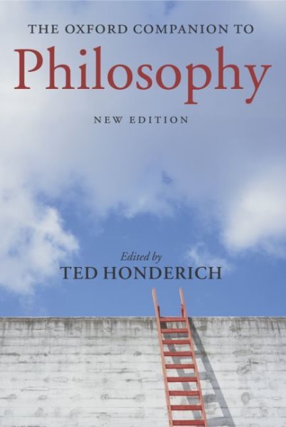 Oxford Companion to Philosophy Hardcover by Ted Honderich Brand New
