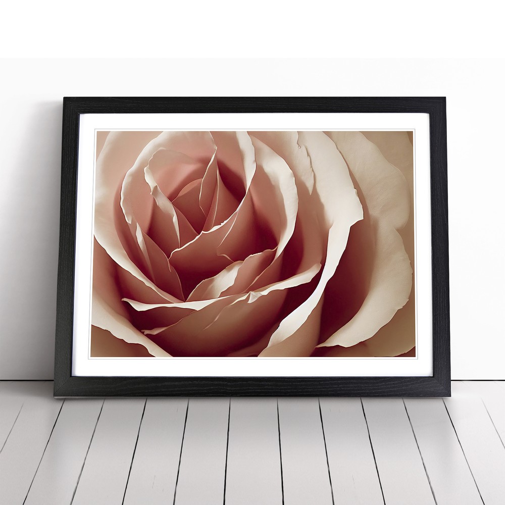 Royal Rose Flower Wall Art Print Framed Canvas Picture Poster Decor Living Room