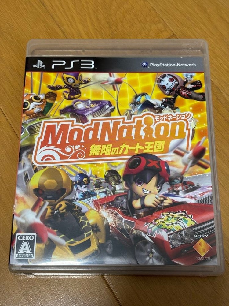 ModNation SONY PS PlayStation 3　Used Tested Japanese ver with Case