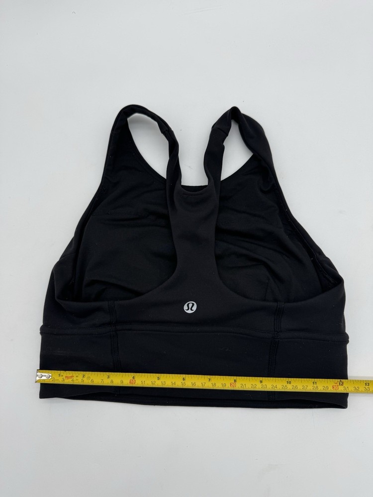 Lululemon Sport Bra Solid Black Size (read Pictures)