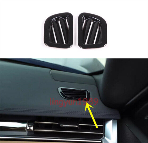 For Range Rover Sport 2023-24 Glossy Black Dashboard Air Vent Outlet Cover Trim