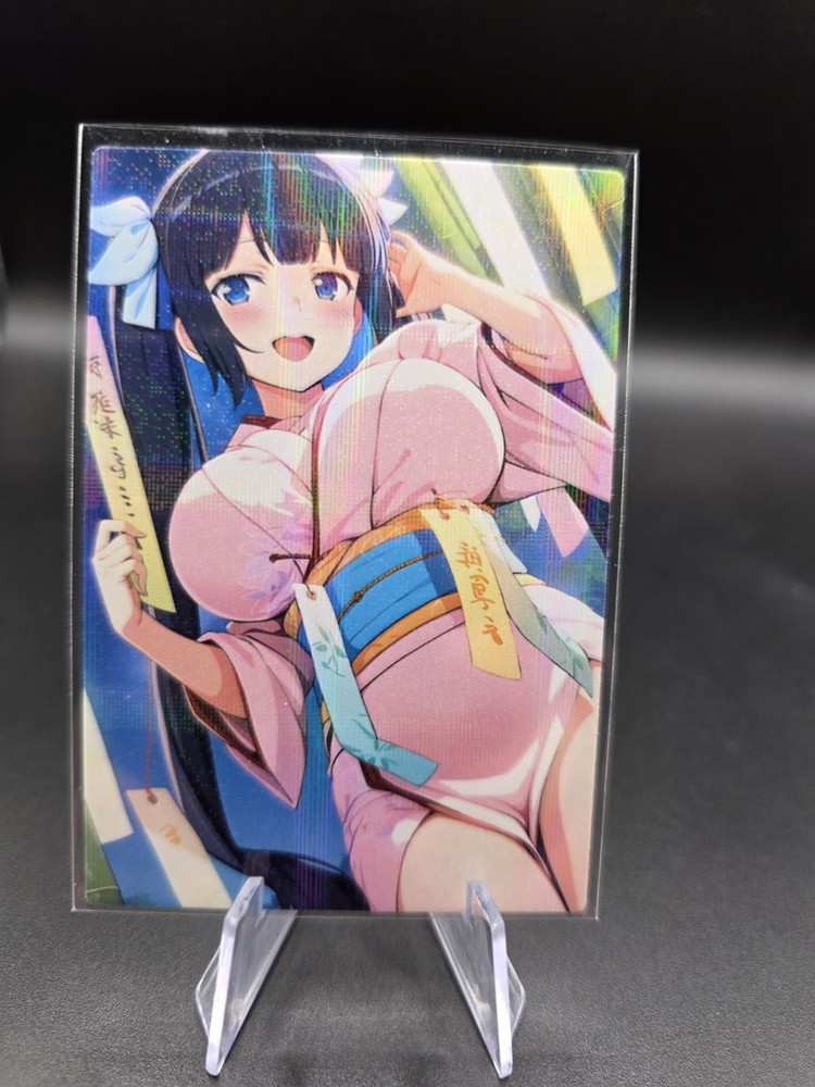 Hestia Danmachi Holographic Anime Collectible Trading Card