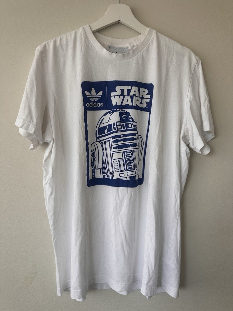 adidas Originals x Stars Wars R2D2 Box Logo Tee Size XL R2-D2