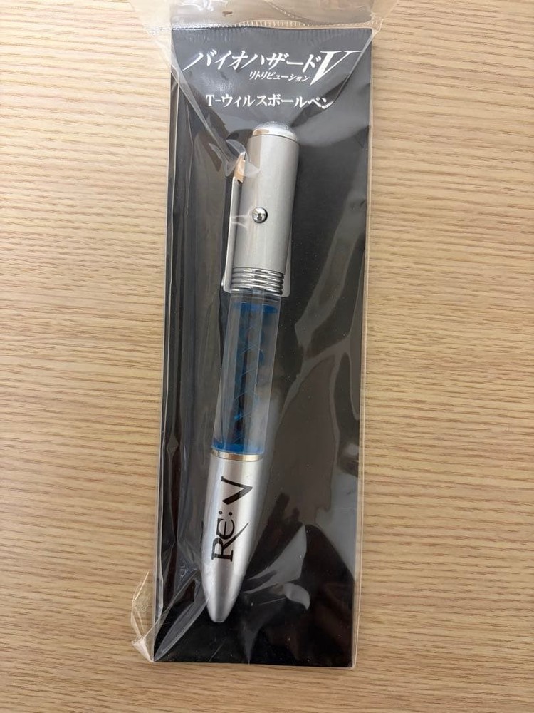 Biohazard III Resident Evil V T-Virus Light Ballpoint Pen Unopened