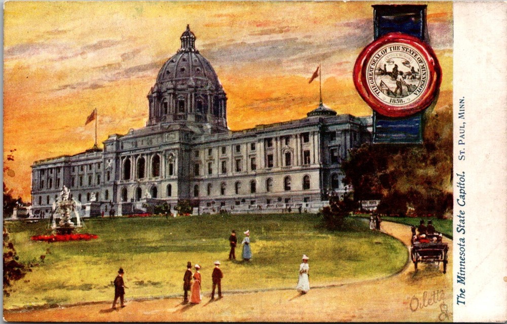 Minnesota State Capitol Tuck 2454 Vintage Postcard E68