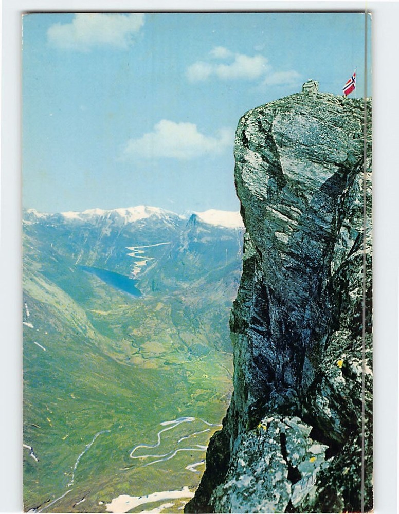 Postcard View from Dalsnibba towards Geiranger Norway