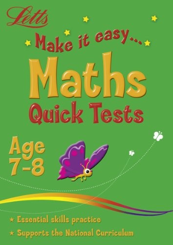 Maths Age 7-8: Quick Tests (Letts Make It Easy) by Patilla, Peter Book The FastFREE US DELIVERY | ISBN: 1844193918 | Quality Books