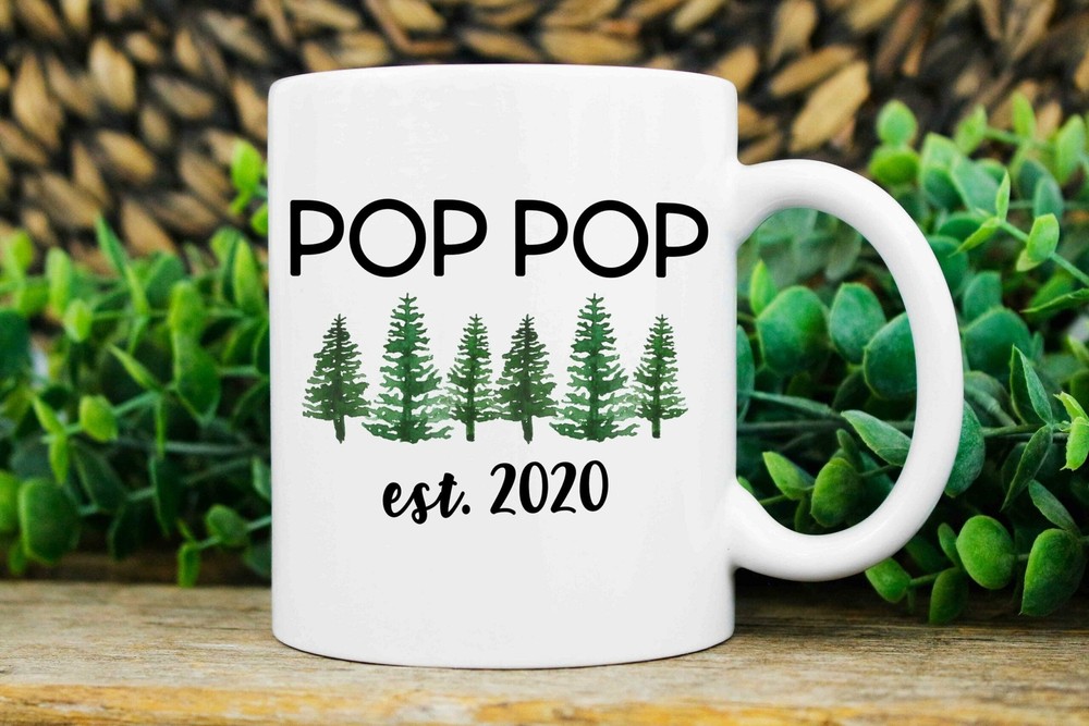 New Pop Pop Gift Personalized New Pop Pop Mug Promoted To Pop Pop Pop Pop Est