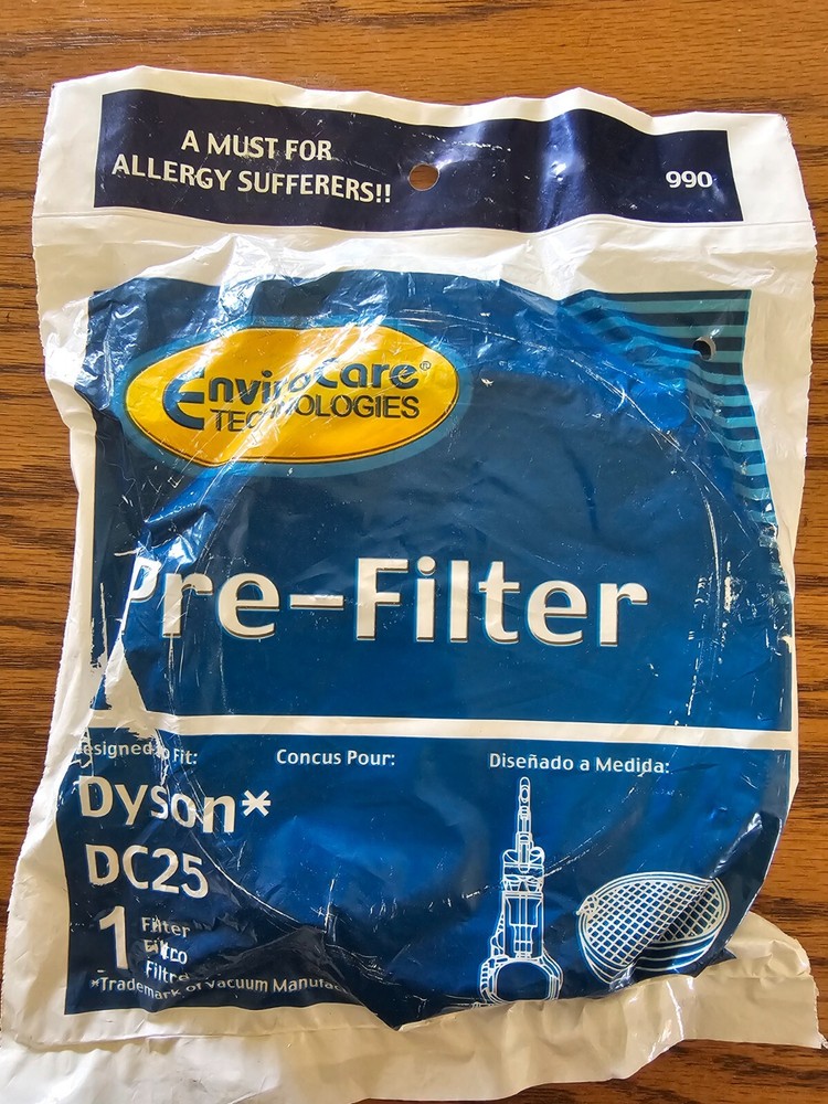 Aftermarket HEPA Filter for Dyson DC25 Vacuums by Envirocare