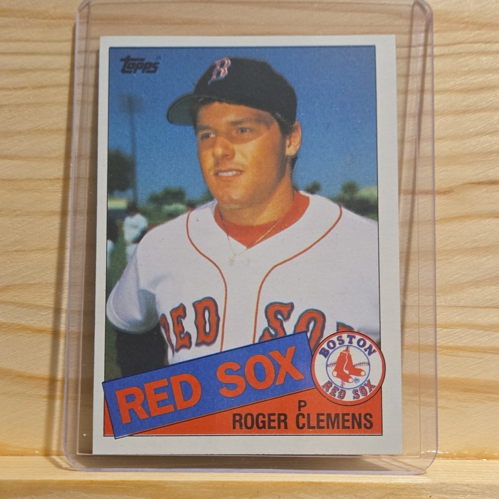 Topps 1985 Roger Clemens #181 Boston Red Sox Baseball Card Rookie