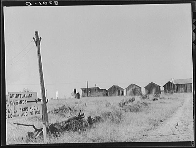 Photo:Spiritualist camp near Minneapolis, Kansas