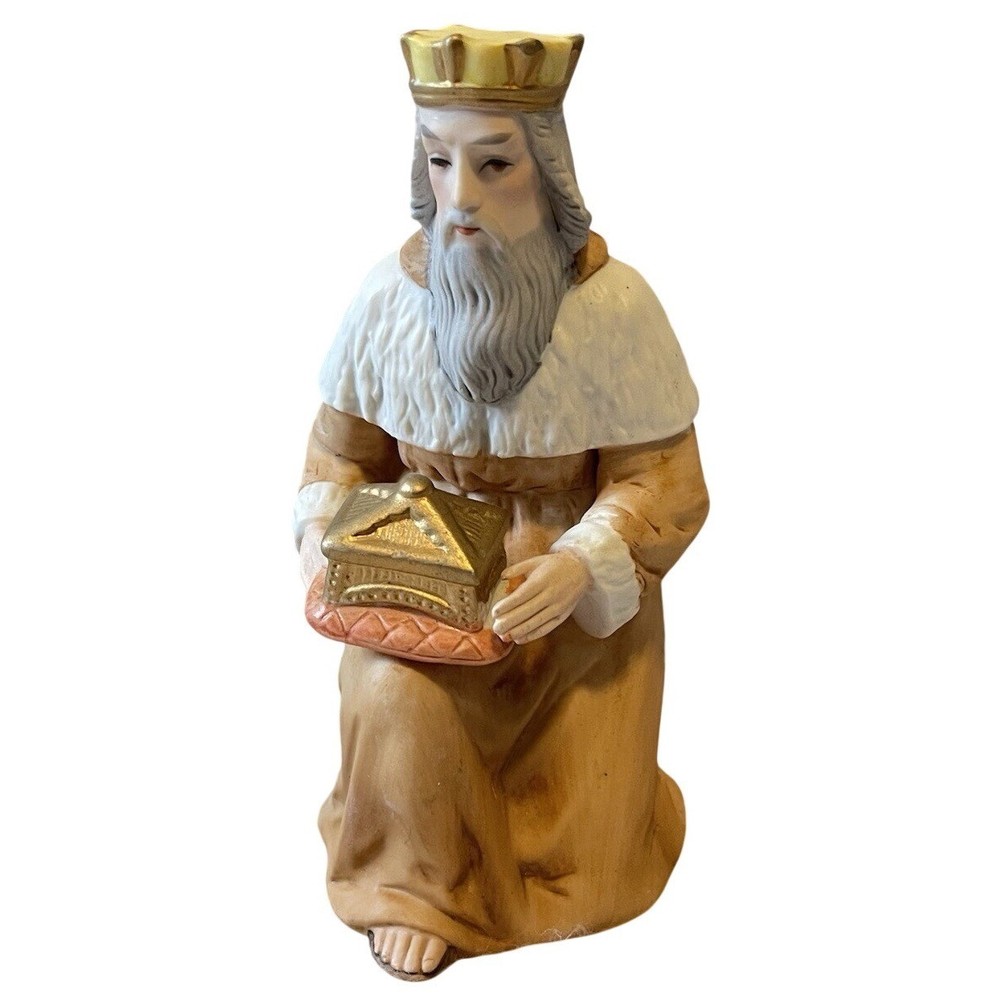 Vintage Homco WISE MAN Porcelain Figurine Christmas Nativity Replacement #5599
