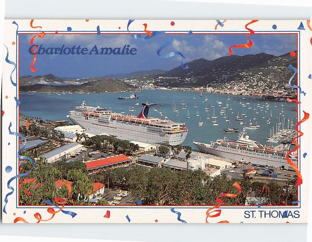 Postcard Charlotte Amalie St. Thomas US Virgin Islands