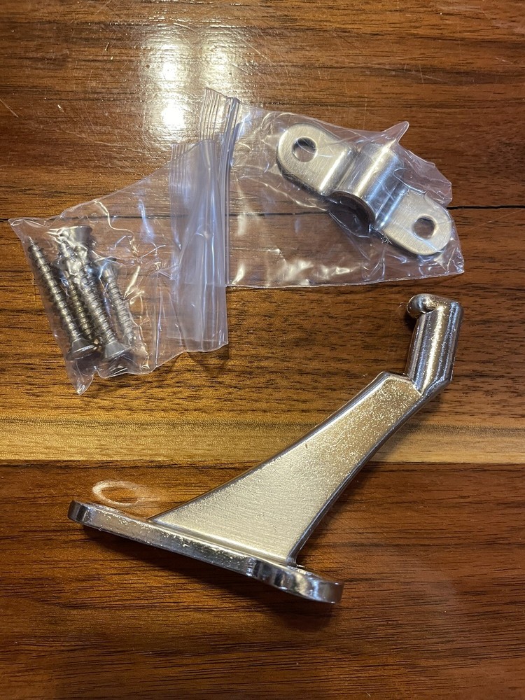 Box Of 20 New Stone Harbor HeavyDuty Handrail Bracket Satin Nickel 30130-15