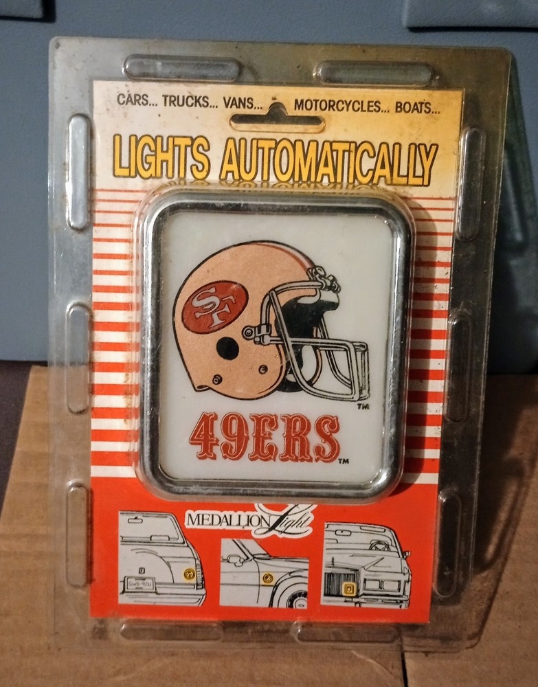 San Francisco 49ers Football NFL 1989 Medallion Lighted Car Truck Logo Emblem