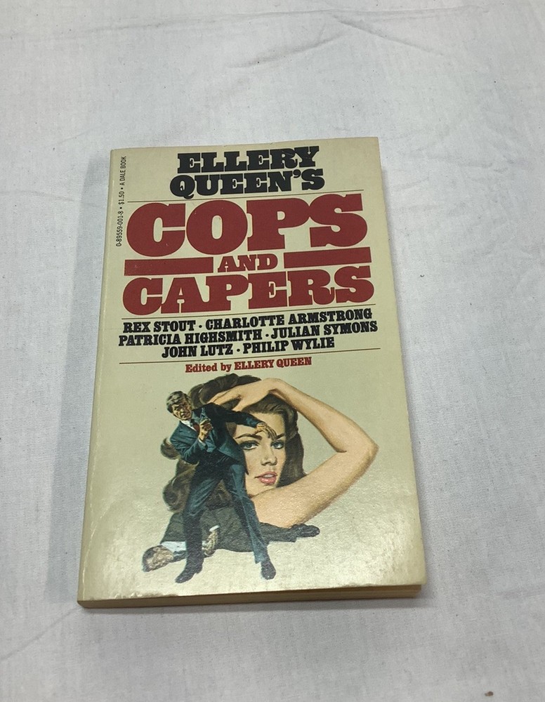 Ellery Queen's Cops and Capers by Charlotte Armstrong Rex Stout 1st PB Vtg 1977