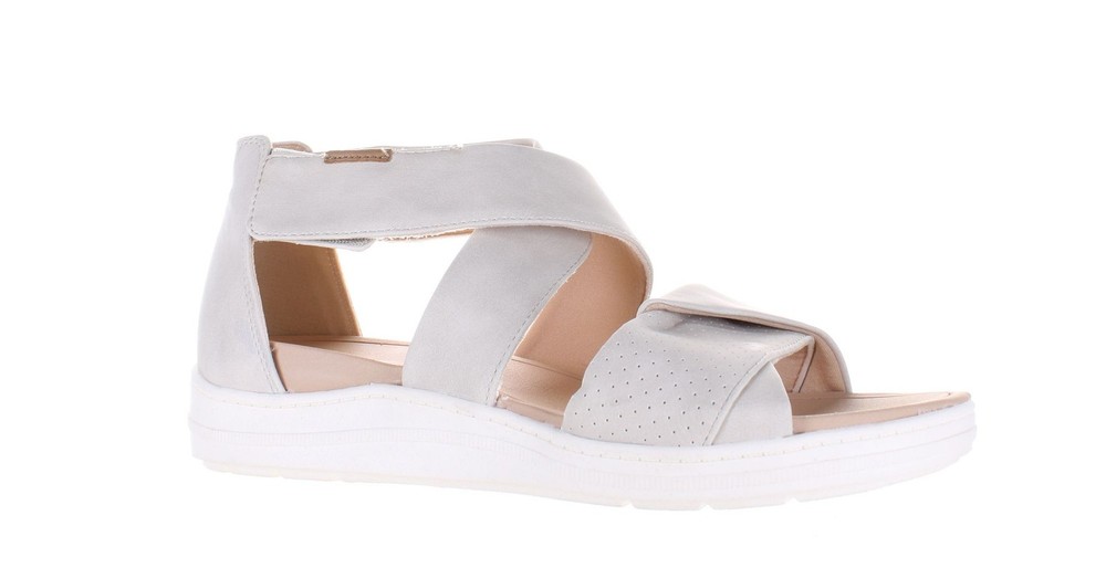 Dr. Scholl's Womens Time Off Fun Beige Ankle Strap Sandals Size 8.5 (7822844)