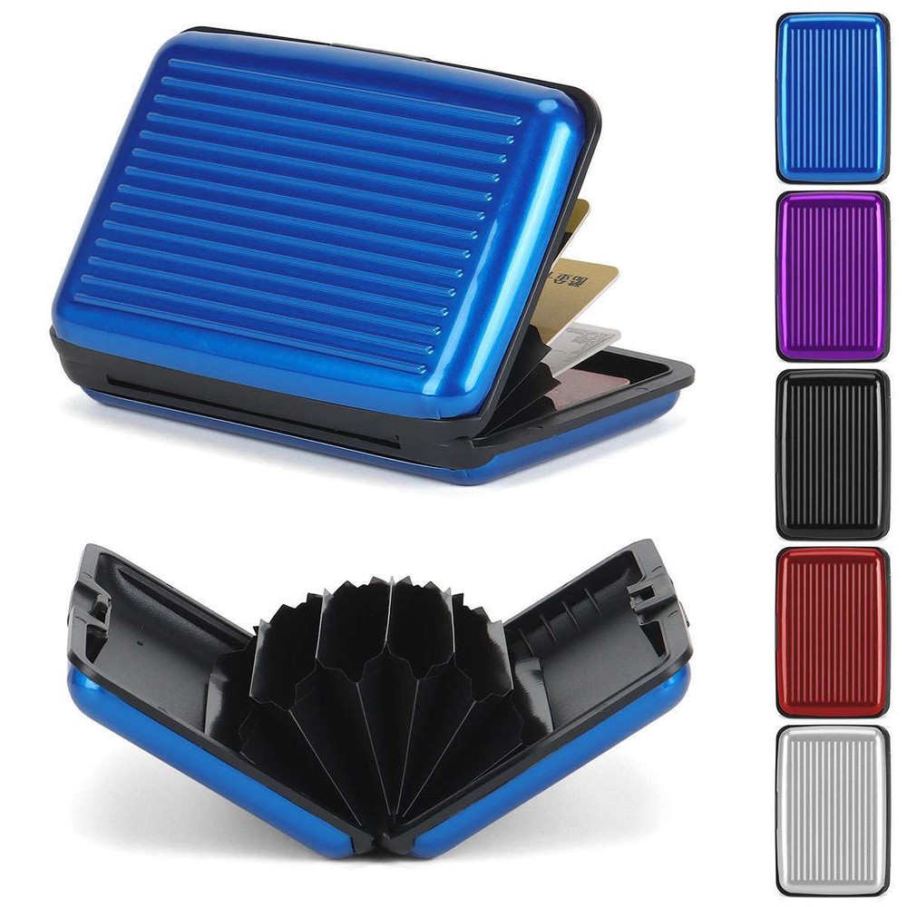 RFID Blocking Credit Card Holder Pocket Purse Case Security Wallet for Men Women