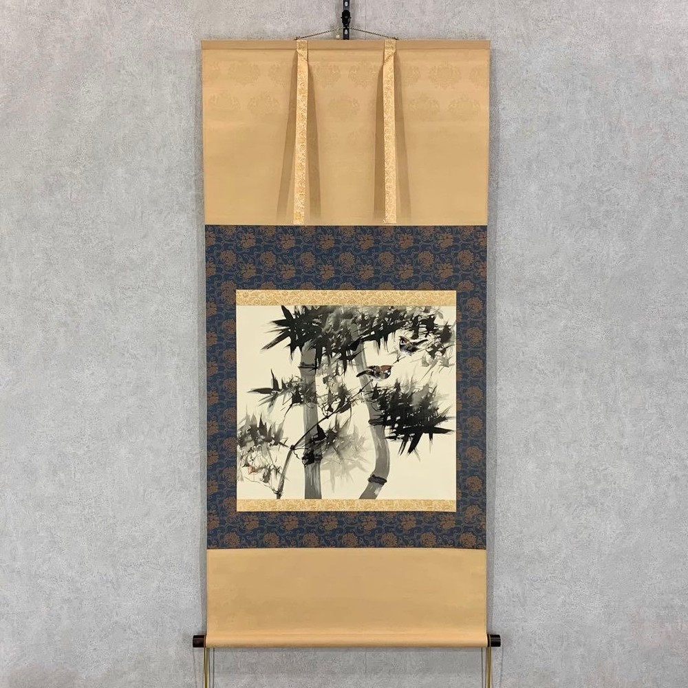 Japanese Hanging scroll Mutake Hasegawa 