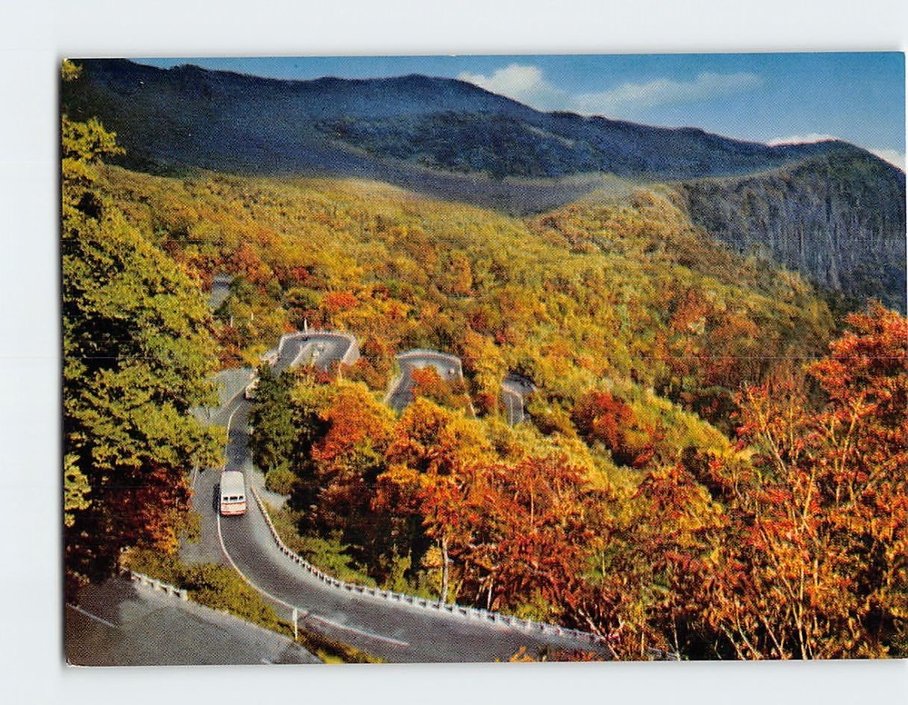 Postcard Irohazaka Winding Road Japan