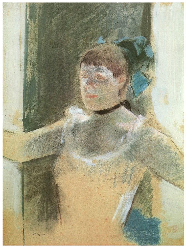 Decor Poster. Fine Graphic Art Design. Young Ballerina pose. Wall Art. 1865