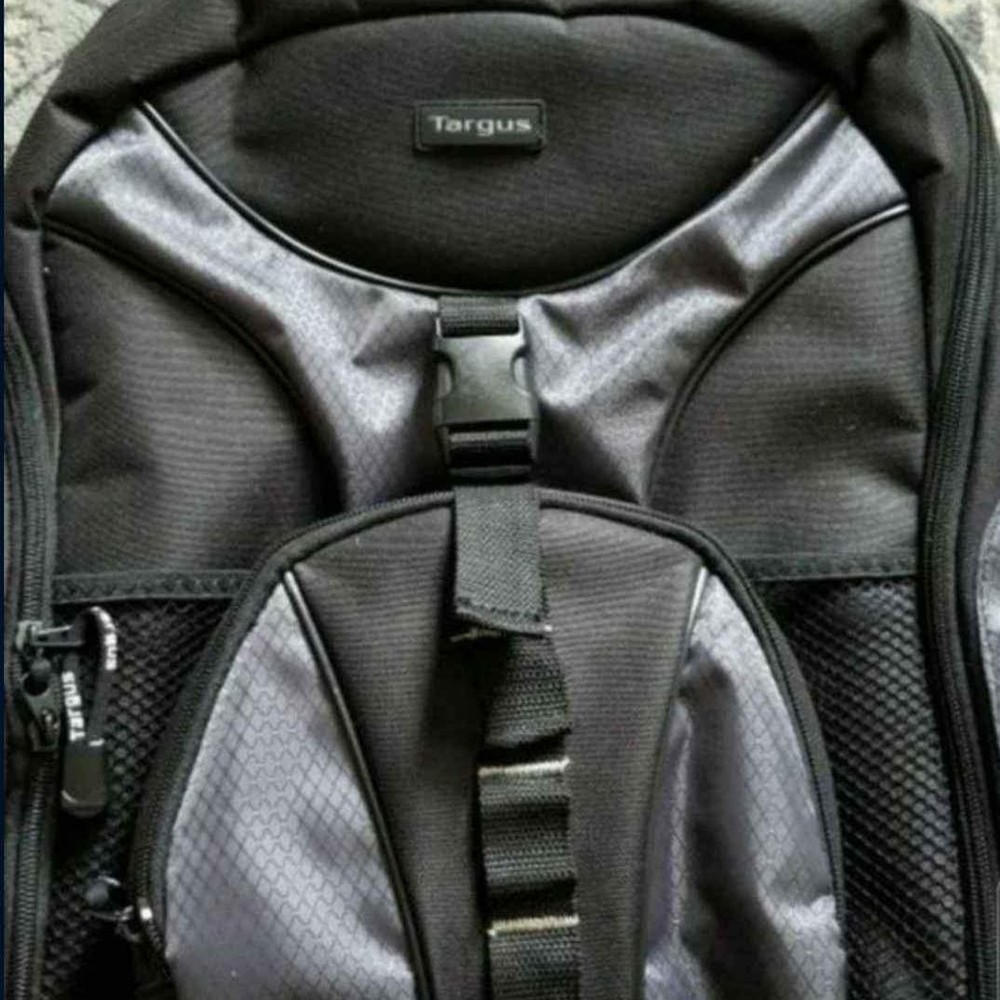 Targus Black Backpack – Durable Bookbag for Work or School