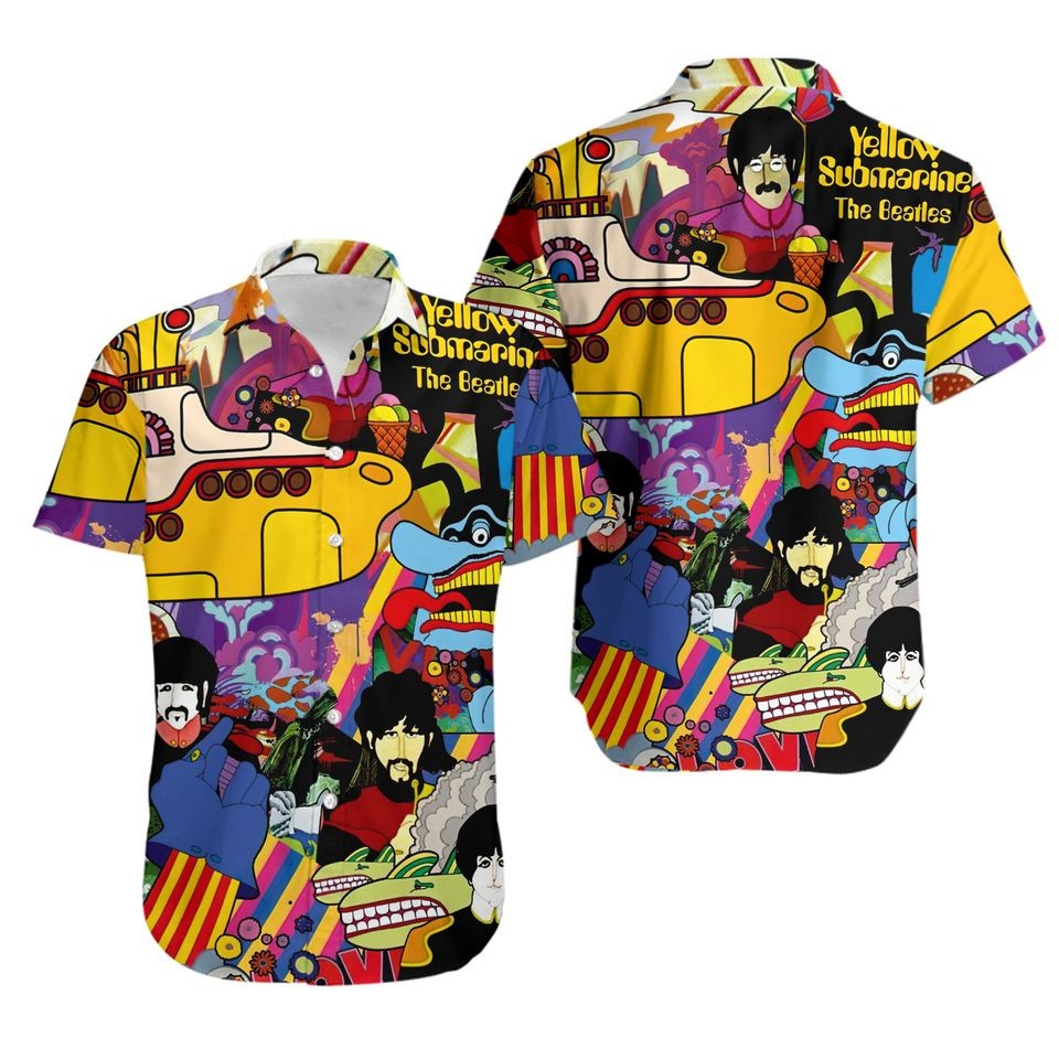 The Beatles Yellow Submarine Unisex Hawaiian Shirt