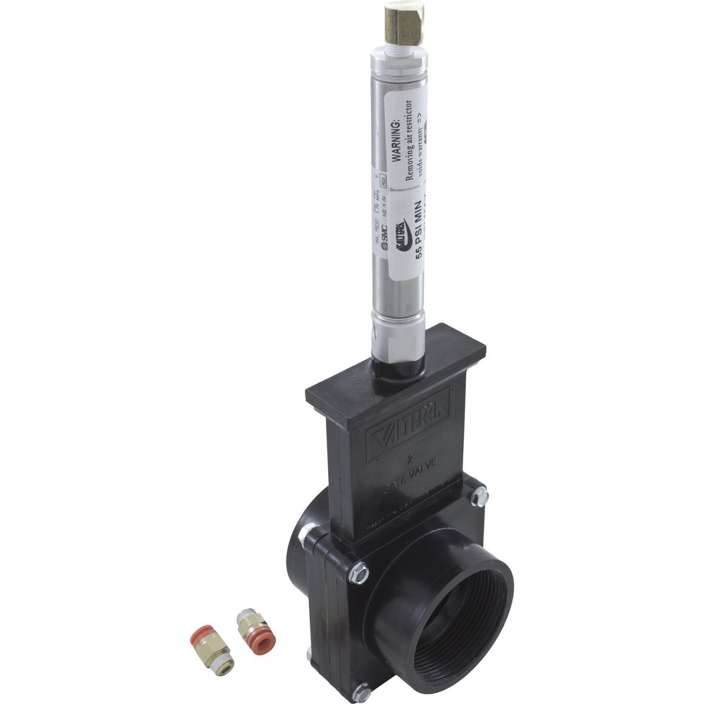 3-Piece Pneumatic Gate Valve by Valterra, 2-Inch FPT, 40 PSI, Model 9207